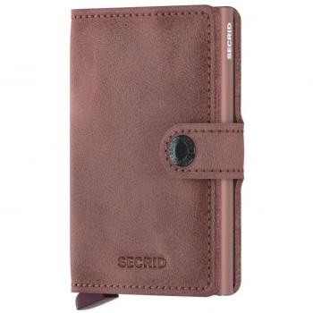 Cartera Secrid Miniwallet Vintage Malva con Protección RFID