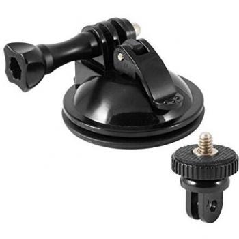 Ksix BXGO04 - Soporte de Ventosa para GoPro y cámaras Deportivas