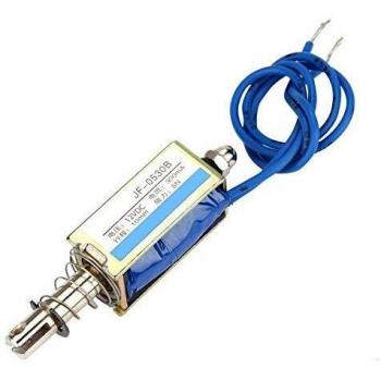 6/12 / 24V DC Electroimán Control de Automatización 300mA DC Tire del electroimán 5N Rango retráctil 10mm