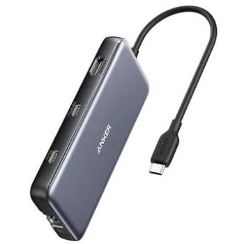 Hub Anker USB Tipo C 8 Puertos 10 Gbps con HDMI y Ethernet Gigabit