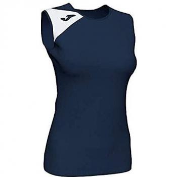 Joma Spike II Camisetas Señora, Niñas, Marino-Blanco, XS