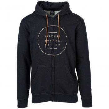RIP CURL All Around Surf Fleece Sudadera, Hombre, Black Marled, S