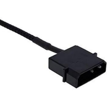 Phobya Y-cable for PWM splitter 4Pin PWM to 4Pin PWM & 4Pin Molex 50cm - black Cables Fan cables & adptors