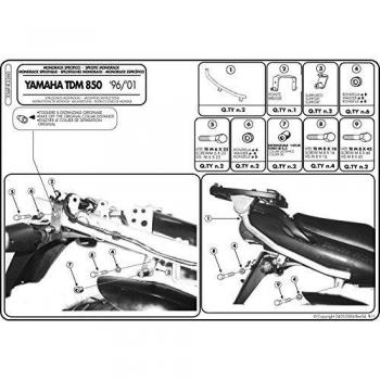 Givi - 336f - m3/mm monorack Arms Yamaha TDM 850
