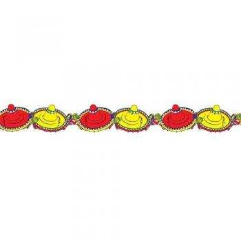 Guirnalda Mexicana de Sombreros de 3 Metros de Largo - Festón Decorativo