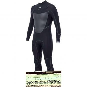 2017 Billabong Absolute X 5/4mm Chest Zip Steamer Wetsuit BLACK F45M20 Sizes- - Large Short