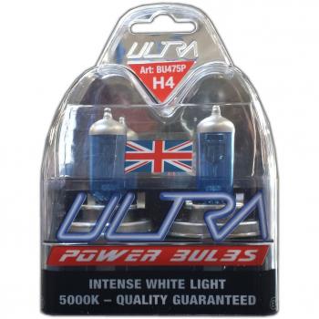 Bombillas Xenon H4 de Faros de Coche x2 Ultra Potencia Blanco Brillante 5000K BU475P
