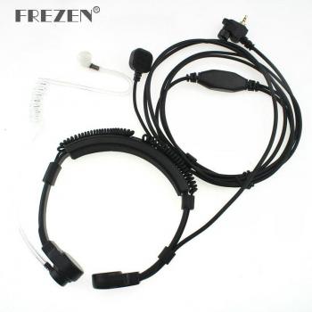 Micrófono de garganta flexible con auricular acústico para radios Motorola MTH600, MTH650, MTH800 y MTH850