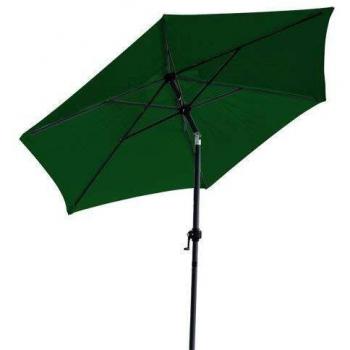 Sombrilla de 200 cm con articulado - 5 colores seleccionables, verde