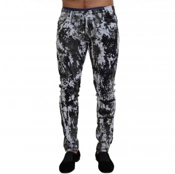 Dolce & Gabbana Multicolor Cotton Tie Dye Skinny Denim Jeans - IT50 | L