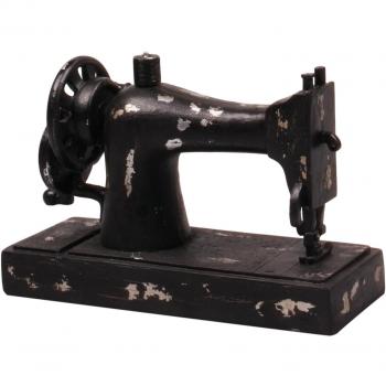 Sid Ke 3032 15 x 25 cm Naai máquina Old look figura decorativa - negro