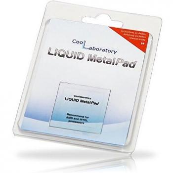 Coollaboratory Liquid MetalPad Thermal Pad for Intel and AMD CPU Processors - 38mm x 38mm Size