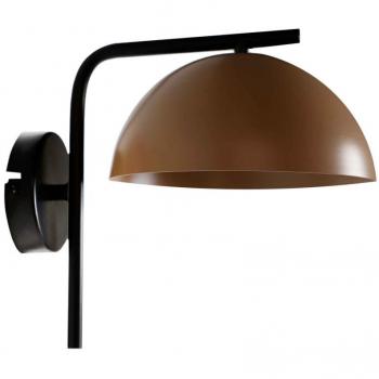 Lámpara de Pared Alston Aplique de Hierro en color Oro/Negro, dimensiones 29x20x25cm