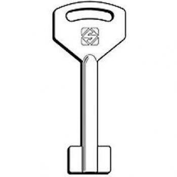 Llave Doble Mapa Moia 5mo3 de Latón Niquelado
