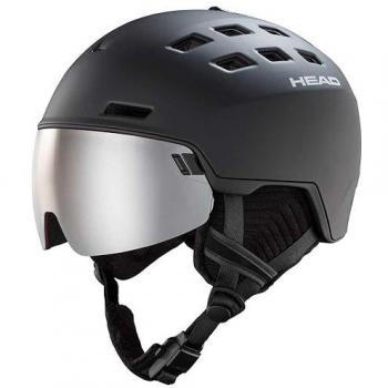Cascos Esquí de montaña Head Casco Radar Visor Negro - Lente espejada gris, talla XS-S
