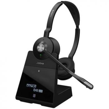 Auricular Inalámbrico Jabra Engage 75 SE Stereo - DECT/Bluetooth, Conexión USB y RJ, Certificado para Microsoft Teams y Zoom, Diseño On-Ear