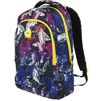 Milan Mochila Escolar, Capacidad 17l Jungle Mochila Tipo Casual, 45 cm, Negro y Amarillo