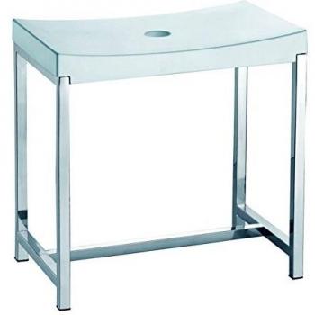 ManiManillons Torrent - Asiento Ducha Modelo 1641 | Silla de Ducha de Acero Inoxidable 304 - Blanco