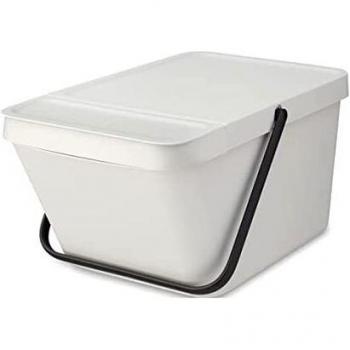 Brabantia 277702 Cubo de basura Sort & Go Stackable, 20L, Light Grey