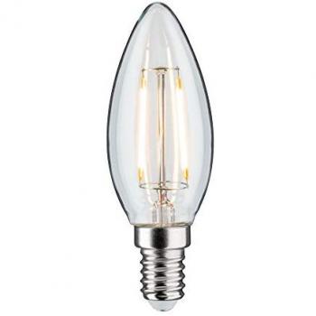 Bombilla LED Vela E14 2,6 W Filamento Transparente 2700 K