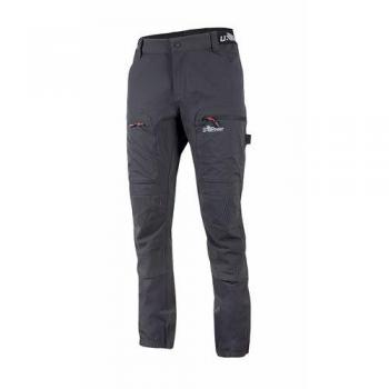 Pantalones de Trabajo U-Power Horizon U-4 Stretch, S, Gris Oscuro