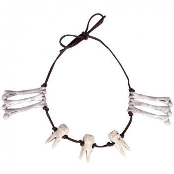 Collar Huesos y Dientes de 76x4,5x1 cm