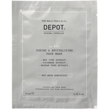Depot No. 806 Toning & Revitalizing Face Mask for Men - Revitalizing Face Mask, 13 ml