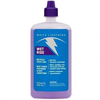 White Lightning Schmiermittel Wet Ride 120 ml - Aceite para Bicicletas, Color Multicolor, Talla FR: 120ml
