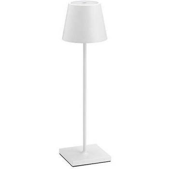 Lámpara de mesa LED 5098, batería recargable, IP54, atenuable, blanca