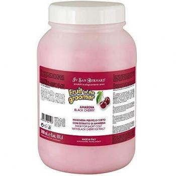 Máscara de Amarena - Mascarilla para Perros - 3 L - Para un Manto más Hidratado y Tonificado - Artículo de Higiene para Perros - Ideal para Pelo Corto - IV San Bernard