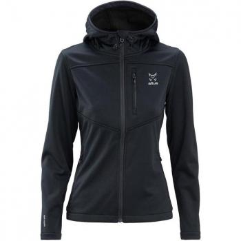 Altus - Chaqueta de montaña softshell para mujer Decan, color negro, talla XL