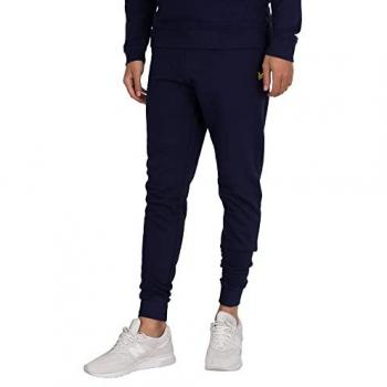 Lyle & Scott Men's Skinny Cotton Sweatpants in Navy
