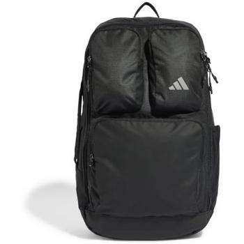 Mochila adidas IP/SYSTEM 23L negra pura con detalles reflectantes