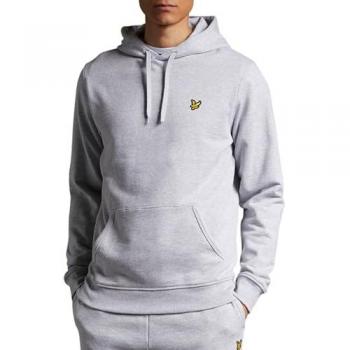 Lyle & Scott Men's Pullover Hoodie - Grey - Extra Large - Cotton