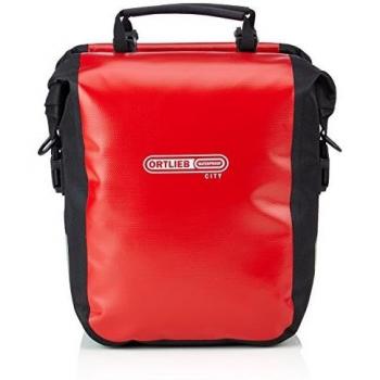Ortlieb Front-Roller City - Bolsa para Ruedas Delanteras de Bicicleta Rojo Multicolor Talla:30x25x14