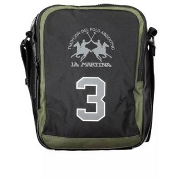 Elegant Black Messenger Shoulder Bag with Fine Detailing and Multiple Compartments