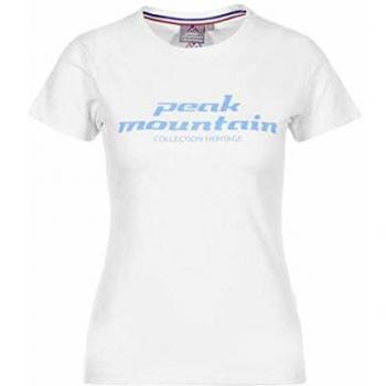 Peak Mountain -Camiseta Manga Corta Mujer - ACOSMO-Blanco-S