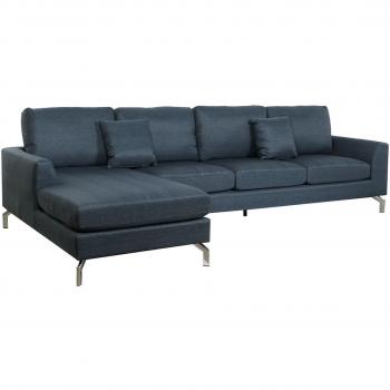 Sofá DKD Home Decor Azul Metal 300 x 160 x 85 cm