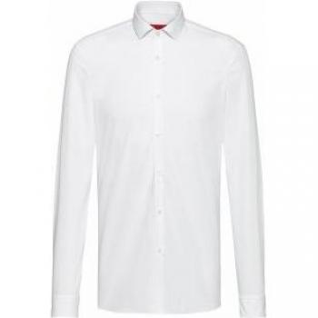 Camisa de Negocios HUGO Erondo Blanco Super Slim Fit para Hombre 41