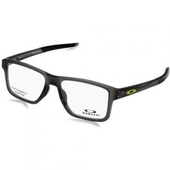 Oakley 0OX8143 Monturas de gafas, Satin Grey Smoke, 52 para Hombre