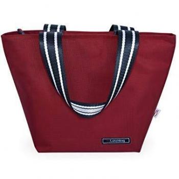 IRIS Tote Lunchbag Barcelona, Poliéster, Rojo, 3.7