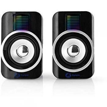 Nedis Altavoces para Juegos 2.0 R GB Alimentacion USB