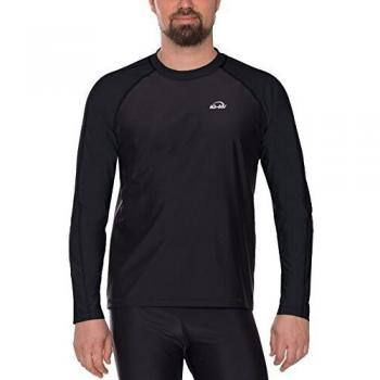 iQ-UV Loose Fit Camiseta de Manga Larga, Hombre, Negro, M/50