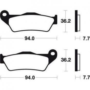 APRILIA 850 SRV-12/16-PASTILLAS DE FRENO DELANTERO MF 71-381711 BENDIX
