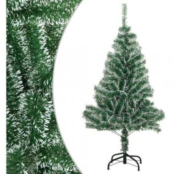 Árbol de Navidad Artificial Verde con Nieve, Adorno Navideño Realista, Disponibles en Dimensiones 120 cm, 150 cm y 180 cm, Incluye Soporte y Decoraciones como Piñas y Bayas