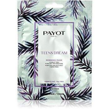 PAYOT Teens Dream Morning Mask 1 Mask - Refreshing and purifying sheet mask for combination to oily skin, 19 ml