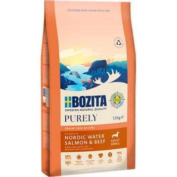 Bozita Grain Free con salmón y vacuno para perros pequeños - 7,5 kg
