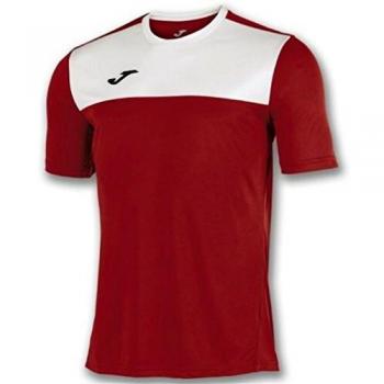Joma Winner Camisetas Equip. M/C, Hombre, Rojo Blanco, S