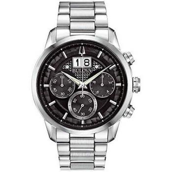 Bulova Men's Analogue Quartz Watch with Stainless Steel Strap 96B319