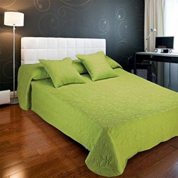 Burrito Blanco - Boutí con cuadrantes 395 para Cama 135x190/200 cm, Color Verde